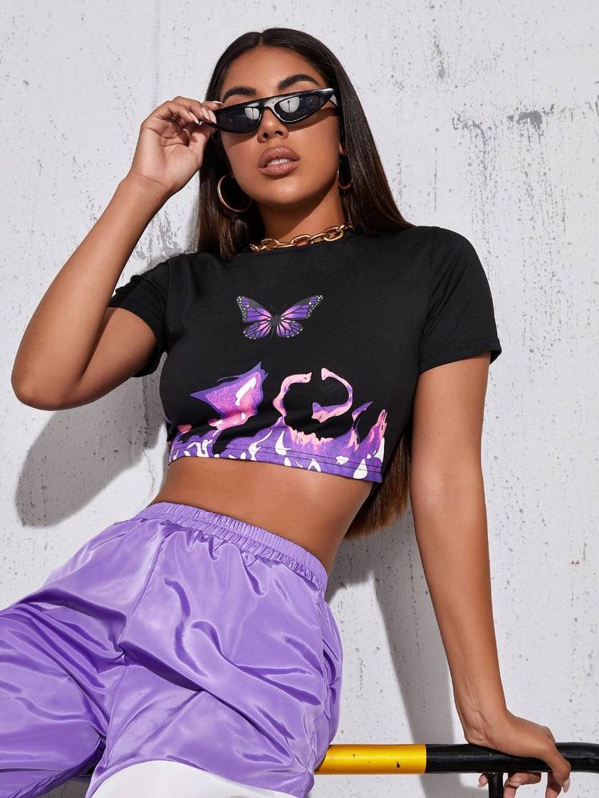Cropped butterfly 🦋💜