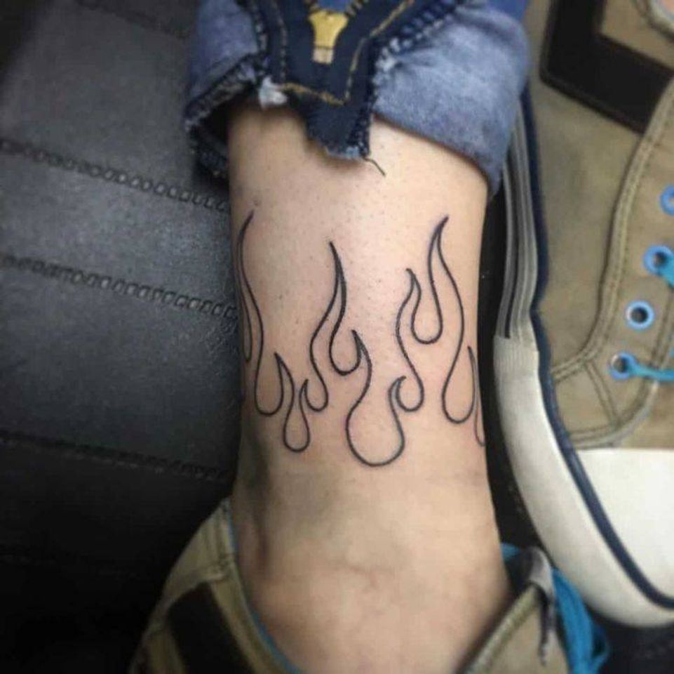 Fashion Flame tatto 🔥