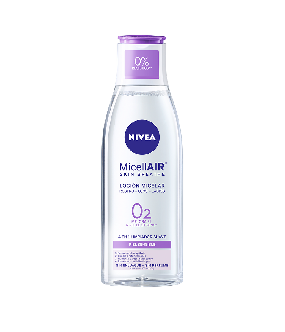 Moda NIVEA Loción MicellAIR Skin Breathe Piel Sensible 4 en 1