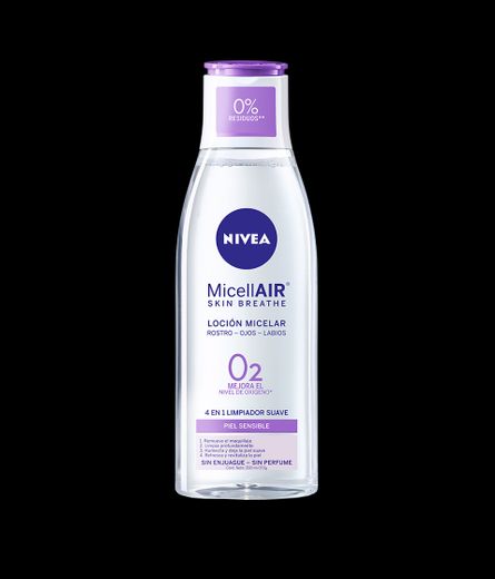 NIVEA Loción MicellAIR Skin Breathe Piel Sensible 4 en 1