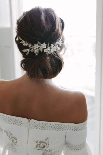 bridal hairstyle 💒