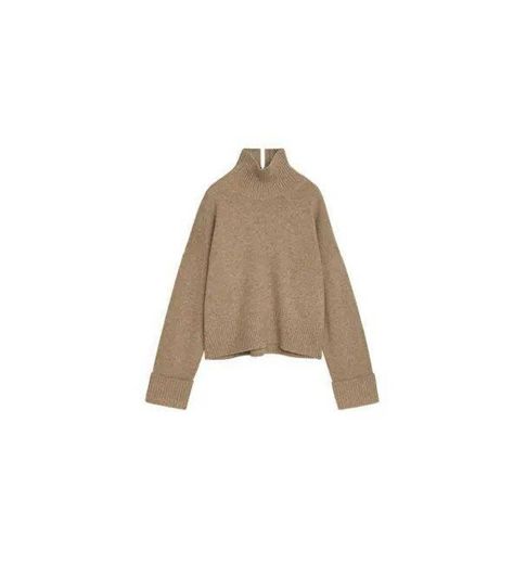 HIGH NECK WOOL JUMPER