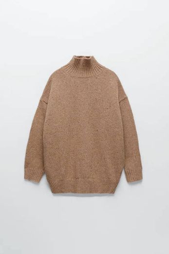 SWEATER DE MALHA COM LÃ