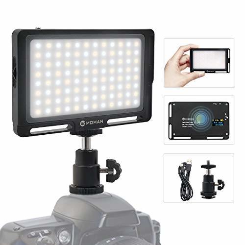 Social Moman Fillipo Luz LED Cámara de Batería Incorporada