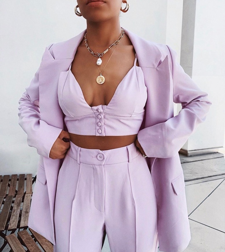 Social Purple look 