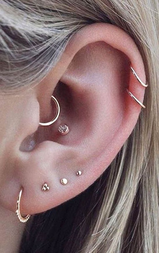 Fashion Combinação de piercings 💫