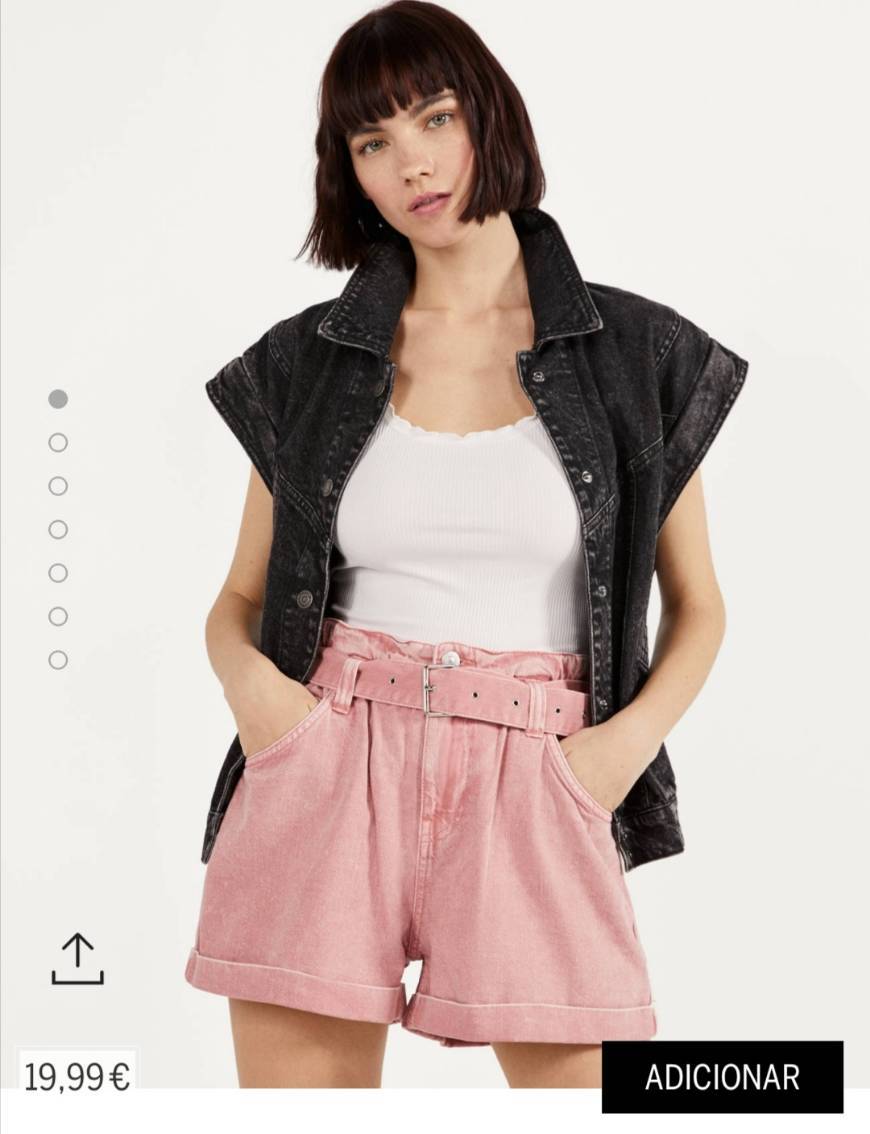 Social Calçoes paperbag com cinto 