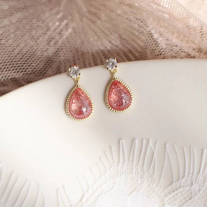 Social Brincos rosa super elegantes