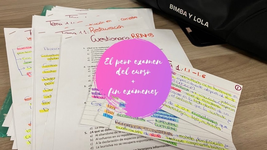 Fashion EL PEOR EXAMEN DEL CURSO🤦🏻‍♀️