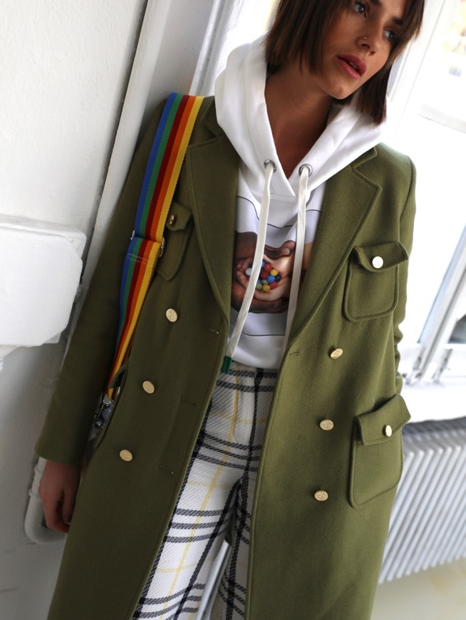 Military Green Coat