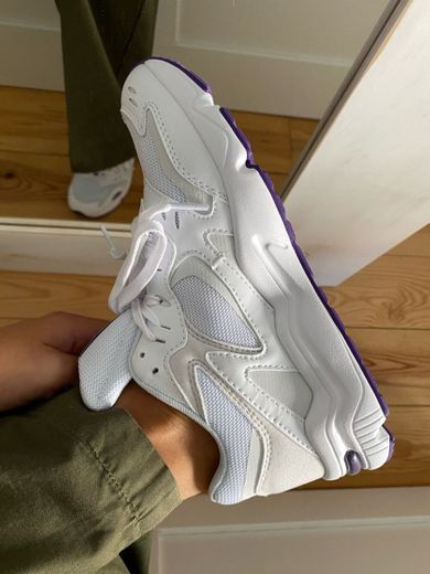 New Balance white & Purple