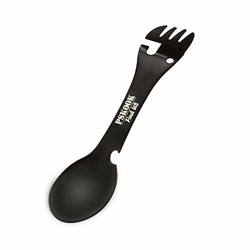 Place PSKOOK Spork Cuchara al Aire Libre Tenedor Cuchillo Botella Abrelatas Acampar Acero