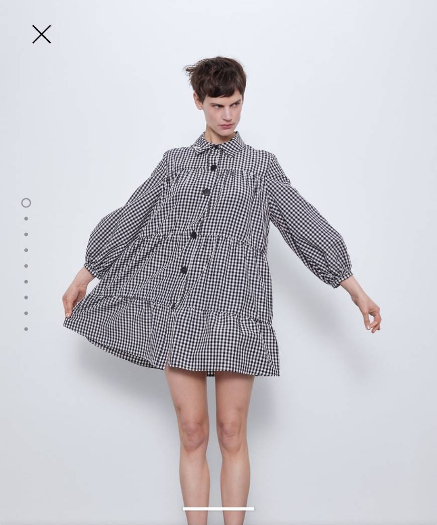 Vestido Vichy Zara 