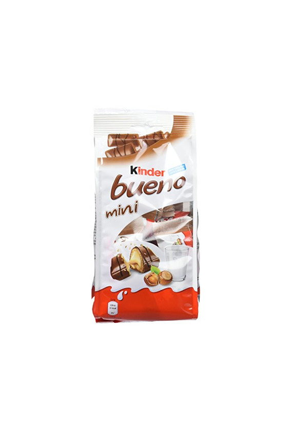 Social Kinder Bueno Mini Barritas con Relleno de Leche y Avellanas
