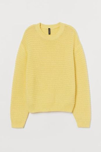 Sweater amarela fina