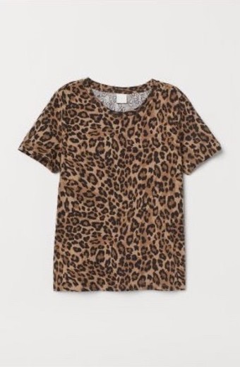 T-shirt leopardo 
