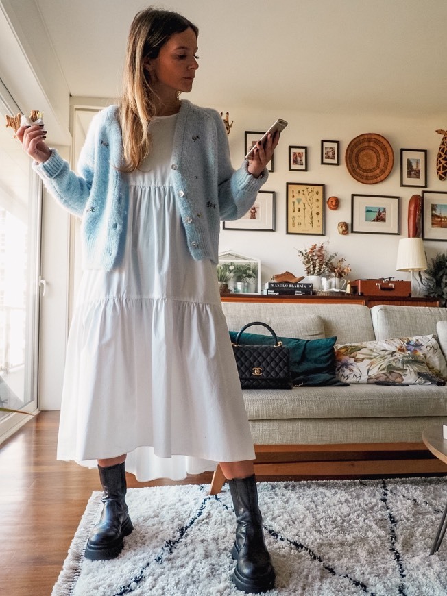 Moda Vestido branco Zara