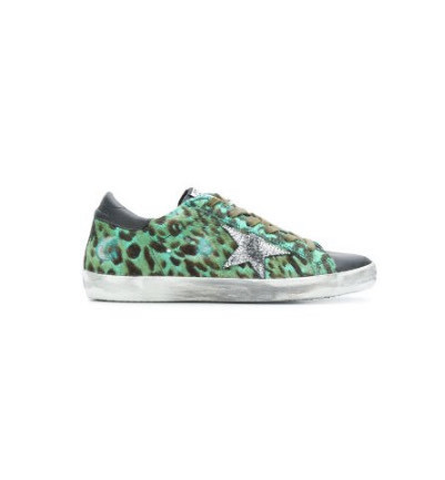 Fashion Super star ( animal print green ) 