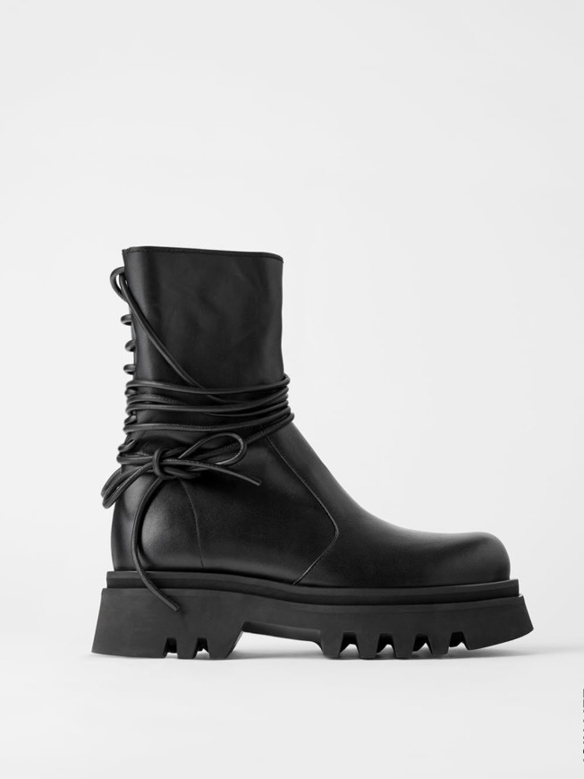 Product Botas pele pretas zara 