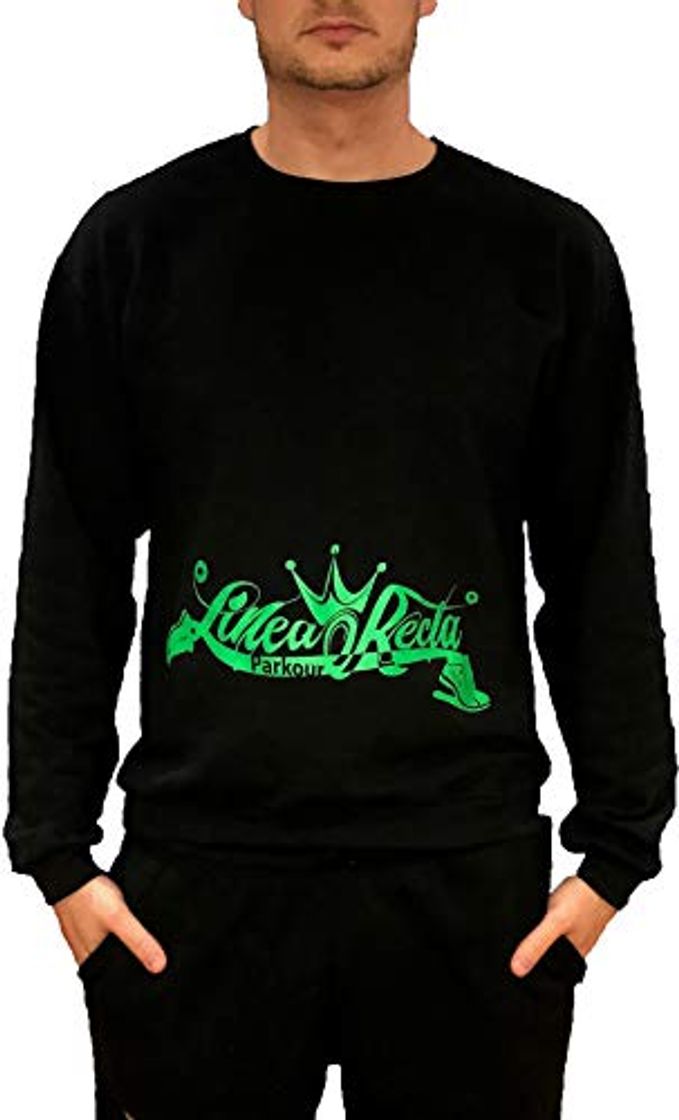 Place Sudadera LR sin Capucha Alien Verde Negra 2019