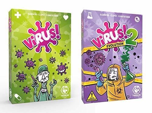 Producto Outletdelocio. Pack Juego de Cartas Virus