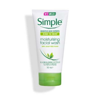 Moda Gel de Limpeza Hidratante Simple skincare