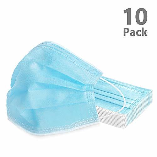 Social VIPITH Máscara facial de gasa transpirable desechable, antipolvo con bucle elástico y