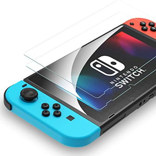 Syncwire Protector de Pantalla para Nintendo Switch Cristal Templado Pantalla