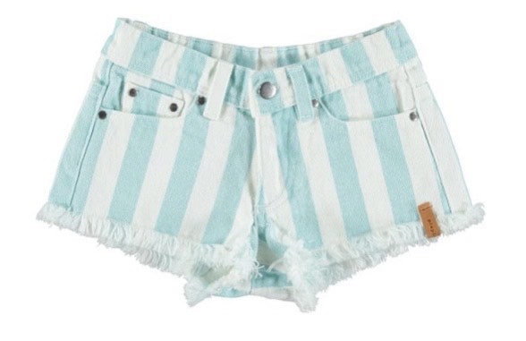 Fashion Shorts | Light Blue Stripes