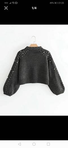 Shein: sweater com pérolas 
