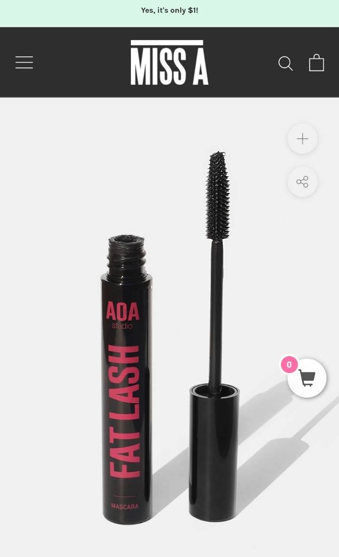 Product AOA Fat Lash Mascara