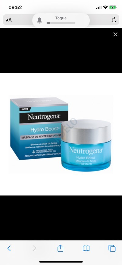 Producto Neutrogena Hydro Boost Máscara de Noite Hidratante 50ml ...