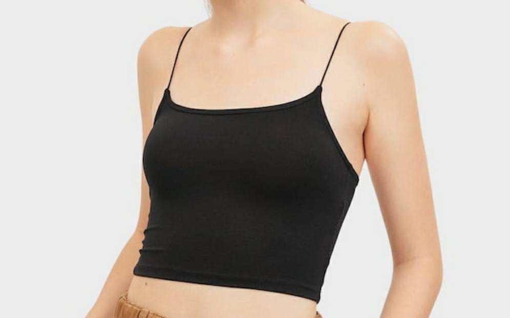 Productos T-shirt cropped elástica de alças

