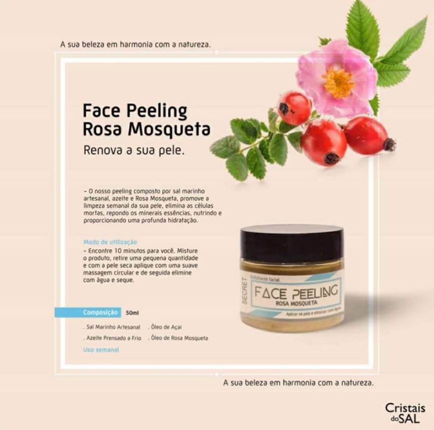 Productos Face Peeling Rosa Mosqueta

