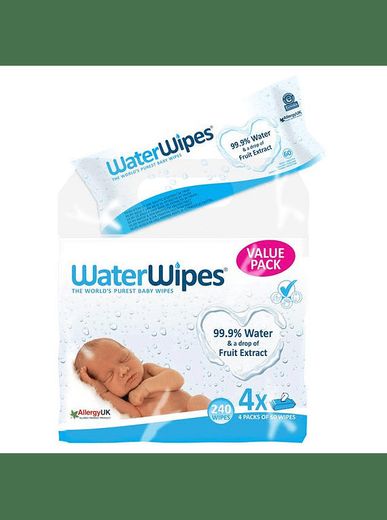 Water Wipes Pack Toalhitas para Bebé 9 x 60 unidades
