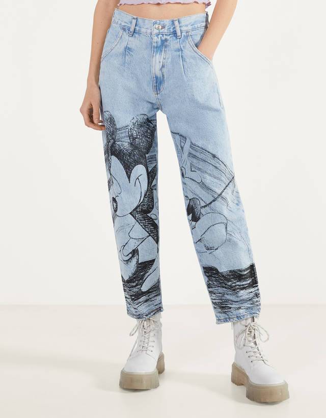 Products Jeans Ballon fit "mickey gets arty" 