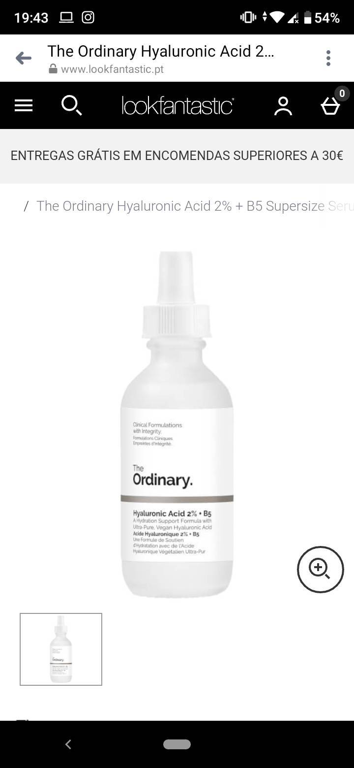 Belleza The Ordinary. Hyaluronic Acid 2%