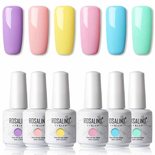 Belleza ROSALIND 15ml Esmaltes Semipermanentes de Uñas en Gel UV LED