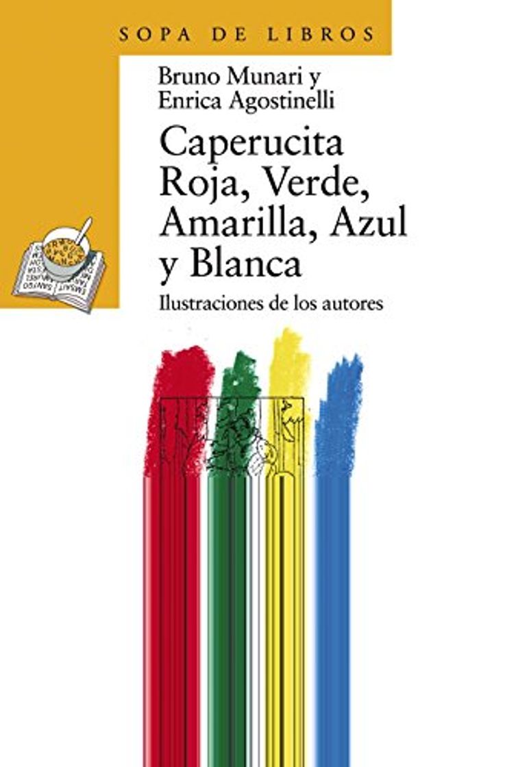 Book Caperucita Roja, Verde, Amarilla, Azul y Blanca