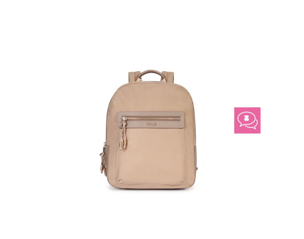 Producto Mochila Brunock Chain de Lona en color topo