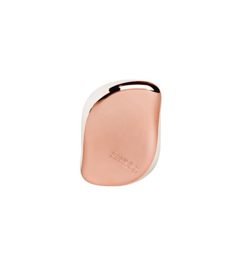 Ivory & Rose Gold Compact Styling Hairbrush
