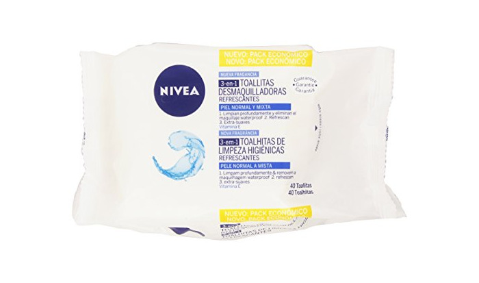 Beauty NIVEA Toallitas Desmaquilladoras Refrescantes