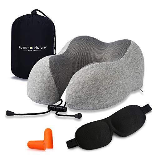 Producto Almohada de Viaje Cervical Viscolástica Ortopédica - Cojin Cuello Viaje de Espuma