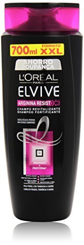 Belleza L'Oréal Paris Elvive Arginina Resist X3 Champú Revitalizante para Pelo Frágil con