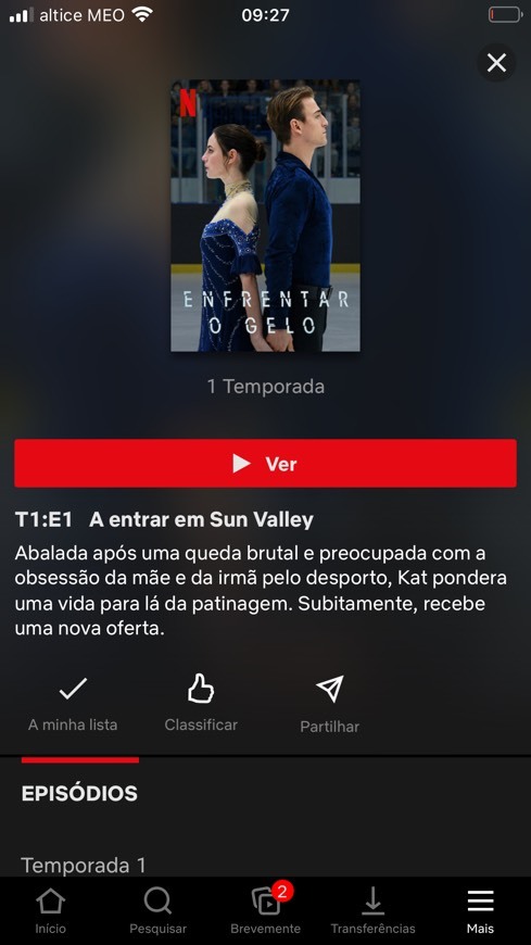 Serie Spin Out - enfrentar o Gelo série Netflix 