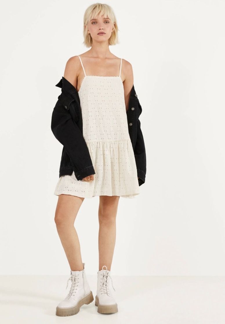Social Vestido curto com Bordado 