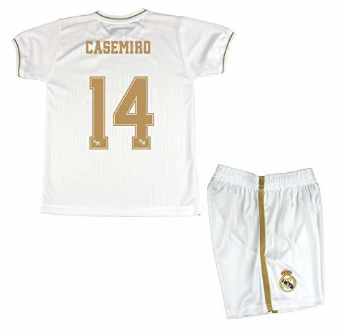 Producto Real Madrid Kit Camiseta y Pantalón Infantil Primera Equipación Temporada 2019-20 Producto