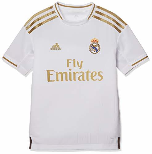 Fashion adidas Real H JSY Y Camiseta, Unisex niños, White, 140