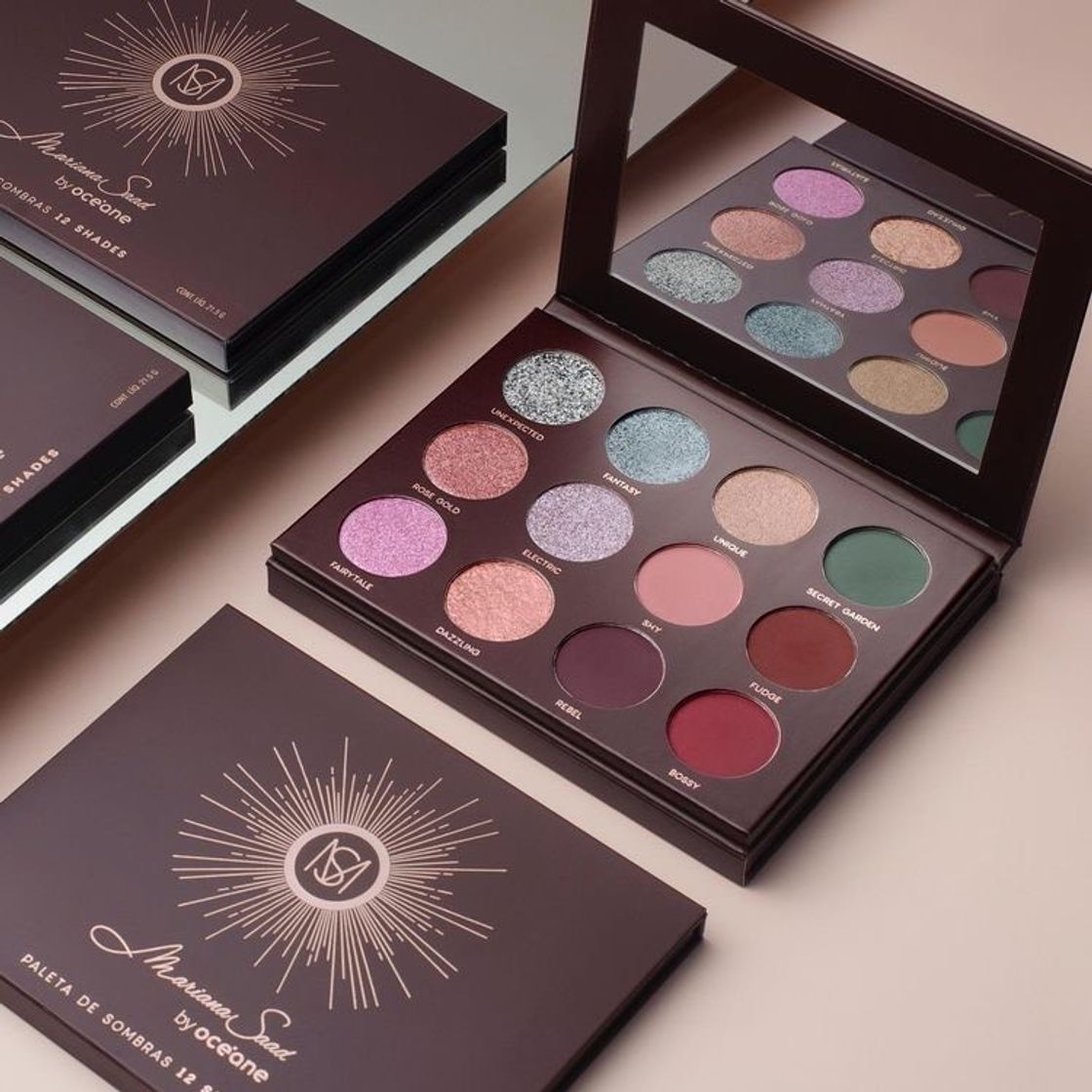 Fashion Paleta de sombras 12 shades Mari Saad