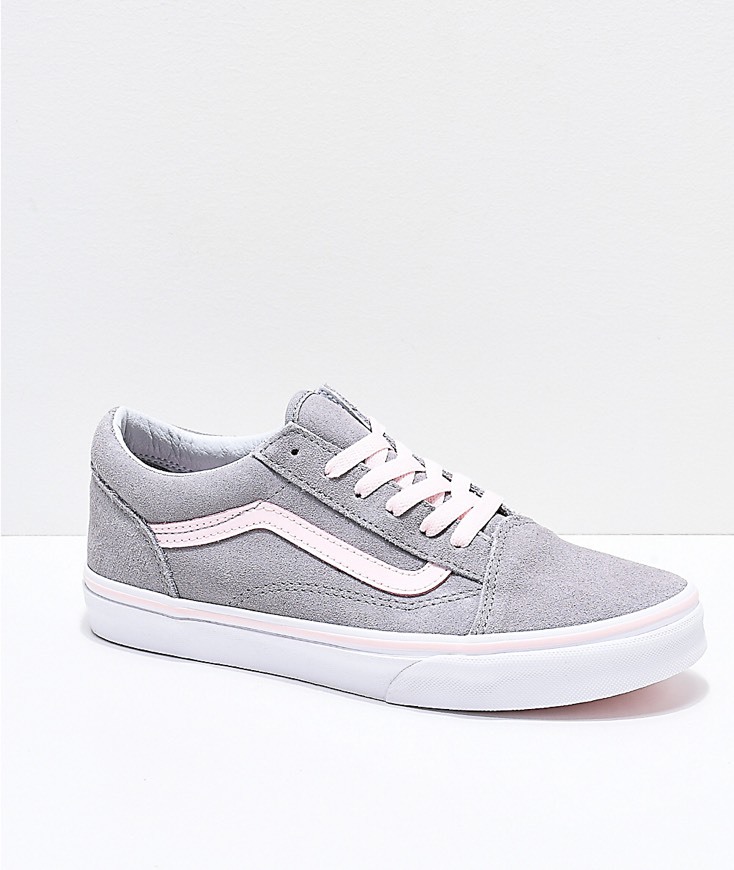 Product Vans Old Skool Grey & Light Pink